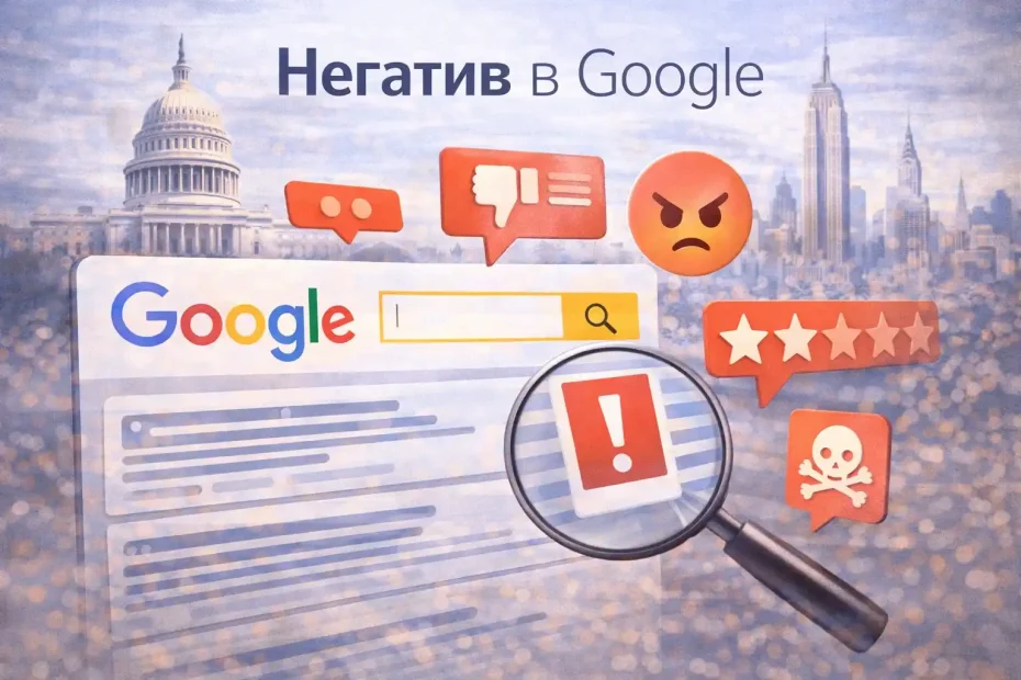 Негатив в Google piar.info